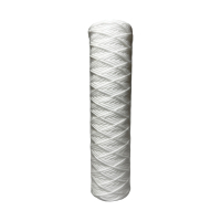 10" Polypropylene String Wound Sediment Cartridge, 1 Micron