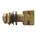 No Lead Brass Concrete Tile Pitless Adapter - 1"