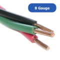  8 Gauge,  2 Wire with Ground, Twisted Submersible Pump Wire