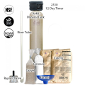 pH Neutralizer (Acid Neutralizing) System with 9" X 48" Tank & Fleck 2510 12 Day Timer