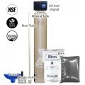 Birm Iron Filter System with 10" X 54" Tank & Fleck 2510SXT Digital Control Valve