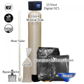 Granular Activated Carbon Filter System with 10" X 54" Tank & Fleck 2510SXT AIO Oxygen Chamber System Digital Control Valve