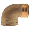 No Lead Brass 90 Street Elbow - 1 1/4"