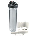 Boshart 20" Big Clear Filter Housing Kit With 1" Inlets and outlets