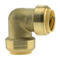 1" No Lead Brass 90 Degree Elbow Quick Connect Fitting