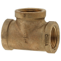 No Lead Brass Tee, 3 Way, 3/4"