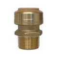 1" MPT x 3/4"No Lead Brass Quick Connect  Adapter
