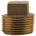 No Lead Brass Plug - 1"