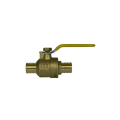 1" NL BRS PEX FULL PORT BALL VALVE AYMCD 72030EP - Box of 10 CLOSEOUT