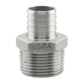 Stainless Steel Pex x Male 1"
