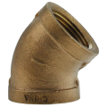 No Lead Brass 45 Elbow - 1"