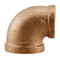 No Lead Brass 90 Reducing Elbow - 1" x 3/4"