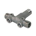 304 Stainless Steel Tee for Pressure Tank Installations - 1" x 4 1/2" MPT Connection