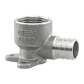 Stainless Steel Pex x FPT 3/4 Ear Drop 90 Crimp 