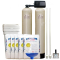 Fleck 9100 SXT Digital Control Twin Demand Water Softening System - 12"x52" Tanks - 128,000 Grain