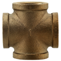 No Lead Brass Cross, 4 Way, 3/4"