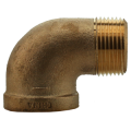 No Lead Brass 90 Street Elbow - 1"