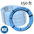 Endot Industries Submersible IPS Poly Pipe, 200PSI, 1" Diameter, 150ft.