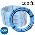 Endot Industries Submersible IPS Poly Pipe, 200PSI, 1" Diameter, 200ft.