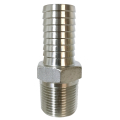 304 Stainless Steel Male Adapter, 3/4" MPT x 3/4" Barb