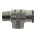 304 Stainless Steel Pressure Relief Valve - 1/2"  75PSI